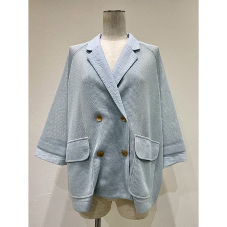 【CYAN tokyo】ニットライクメッシュWジャケット