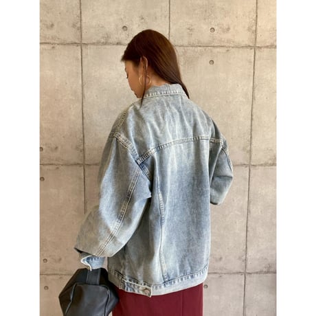 【ROSIEE】オーバーサイズポケットデニムジャケット