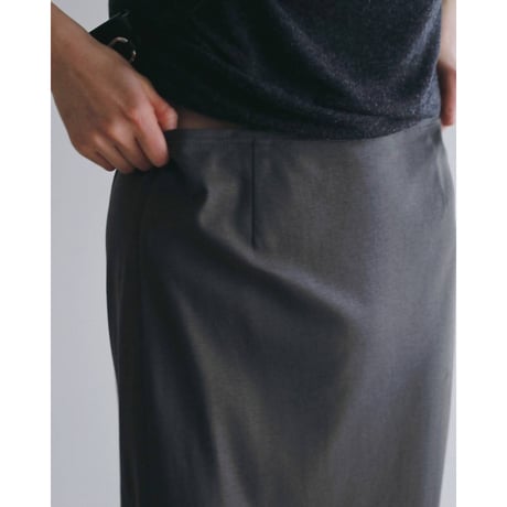 【anuke】Sheer Workpocket Skirt　※納期7月中旬～8月中旬