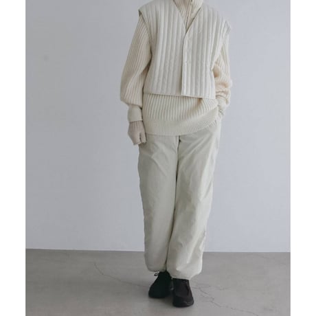 【anuke】Wool Hoodie Coat