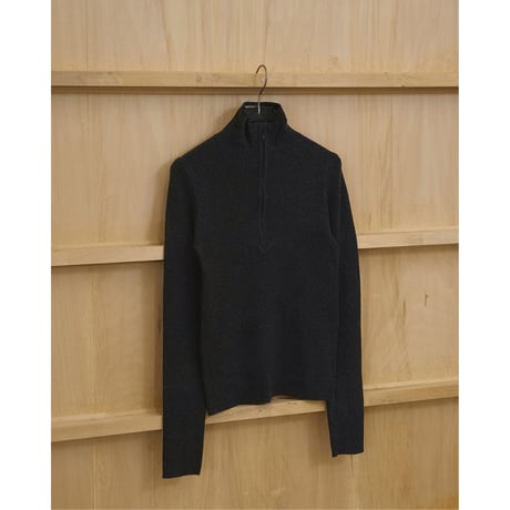【TODAYFUL】Halfzip Rib Knit　※納期1月下旬〜2月下旬