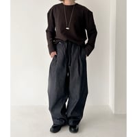 【PRIORITY】カーヴィデニムパンツ