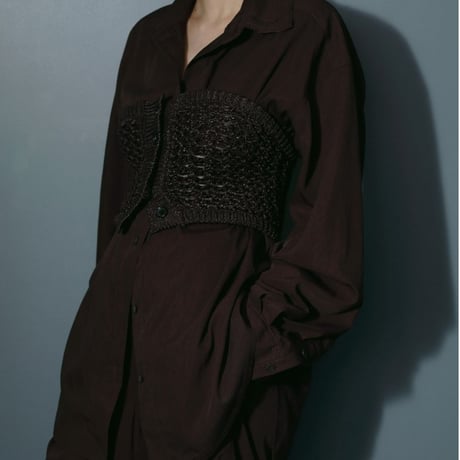 【anuke】2way Knit Bustier　※納期2月中旬〜3月中旬