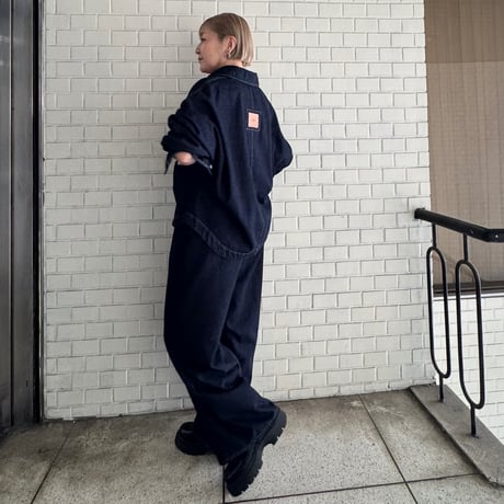 【cafune】10oz denim dolman jacket