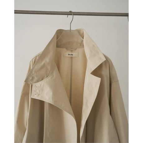 【anuke】Standcollar Long Coat