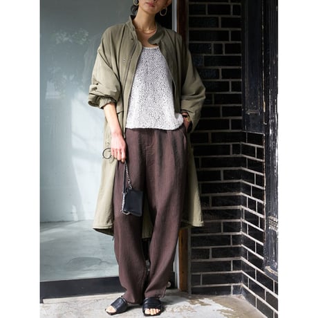 【YENN】MOHAIR HAND VEST 　※納期：8月中旬〜9月中旬