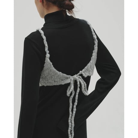 【TODAYFUL】Hand Knit Bustier　※納期10上旬～11月上旬