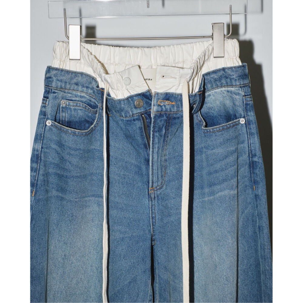 TODAYFUL】Layered Waist Denim | selectshop kusu TODAYFUL】Layered Waist Denim | selectshop kusu