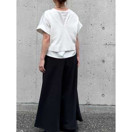 【QTUME】2WAYクロップドベスト