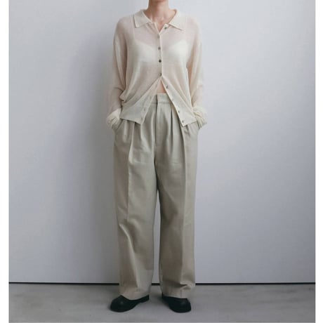 【anuke】Over Knit Shirts