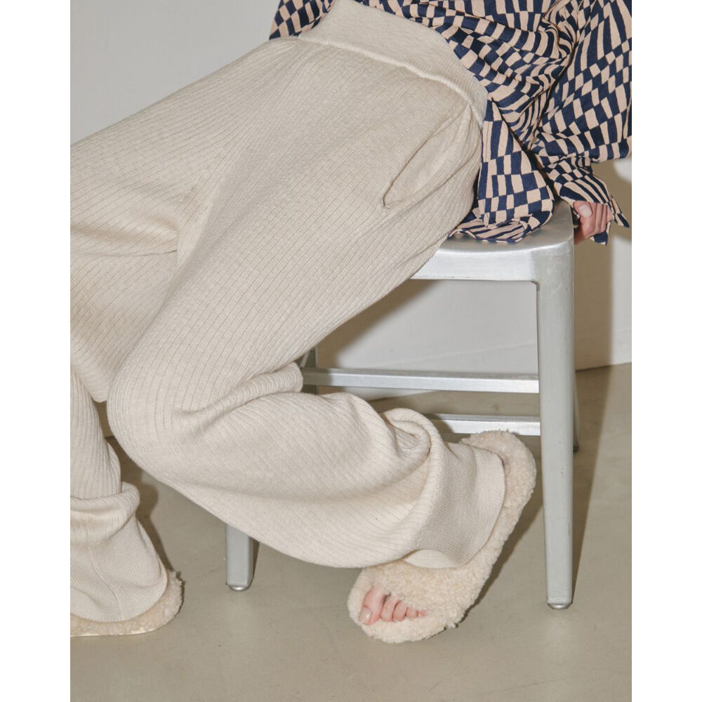 TODAYFUL】Easy Rib Knit Pants | selectshop kusu...