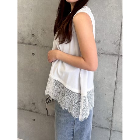 【ROSIEE】裾レースTOPS