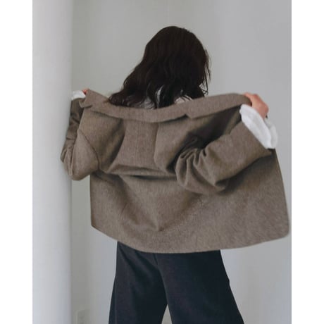 【anuke】Herringbone Wool Jacket　※納期9月中旬～10月中旬
