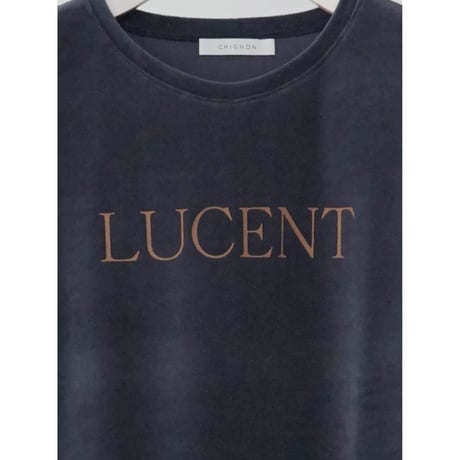 【CHIGNON】"LUCENT"ﾌﾟﾘﾝﾄﾍﾞﾛｱTEE