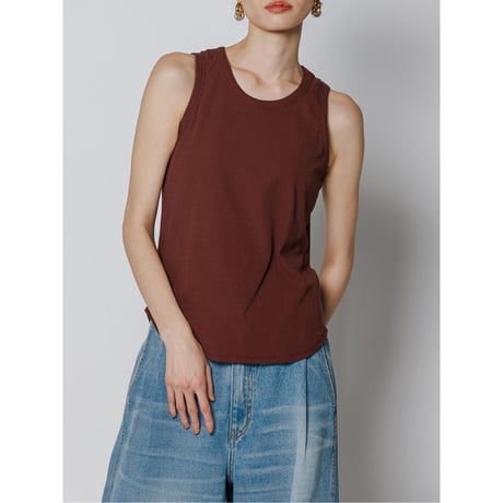 【YENN】RIB TANKTOP