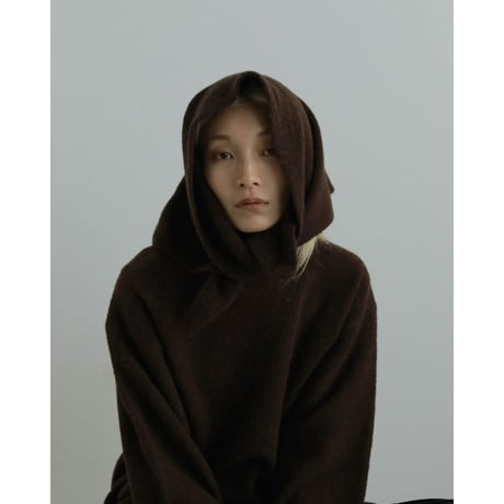【anuke】Layered Scarf Knit※11月上～12月上