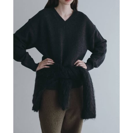 【anuke】Brushed Knit Jacket　※納期11月中旬～12月中旬