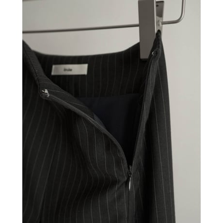 【anuke】Stripe Pleats Skirt　※納期9月上旬～10月上旬