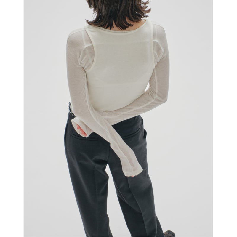 トップス todayful back layered long t-shirts TODAYFUL SALE (トゥデイフル）Layered Sheer Long T-shirts