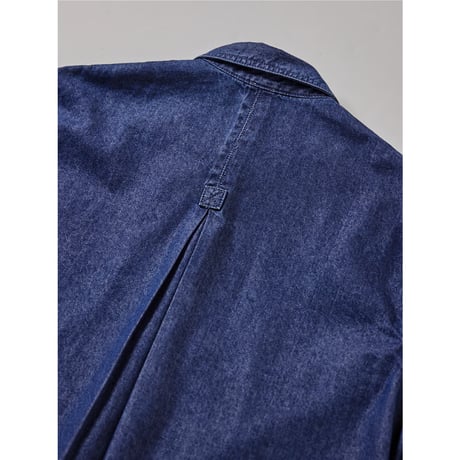 【YENN】DENIM CHINA SHIRT JK ※納期9/上〜9/中