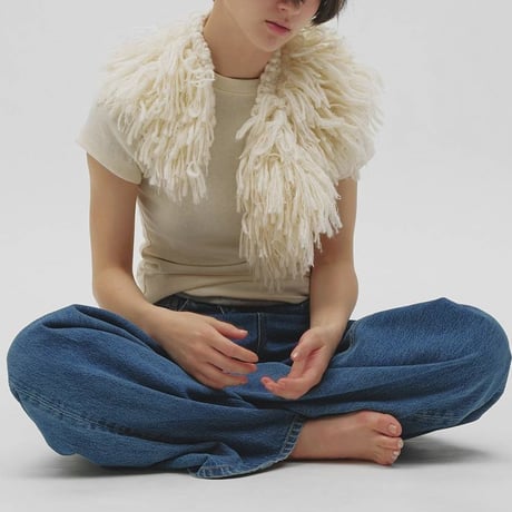 【TODAYFUL】Fringe Knit Collar　※納期11月中旬～12月中旬