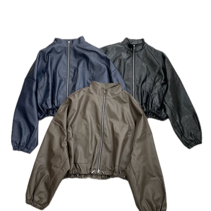 専用♡♡AGAWD♡フェイクレザーブルゾン♡送料込み アガウド agawd フェイクレザーブルゾン オーバーサイジングフェイクレザー