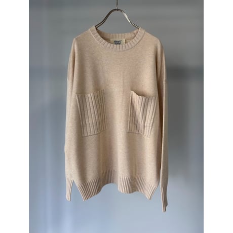 【MARGAUX VINTAGE】ビッグポケットニットPO