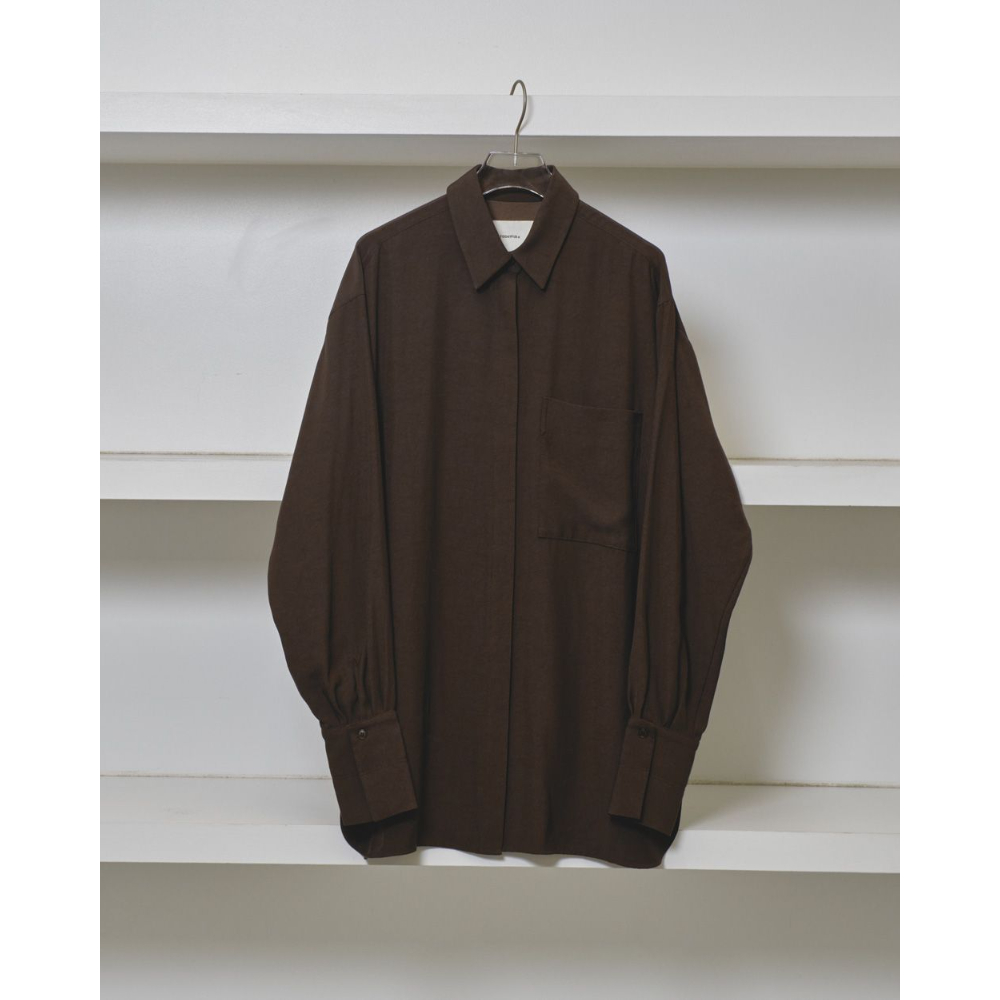 TODAYFUL】 Backsatin Pocket Shirts ※納期3/中～4/中 |