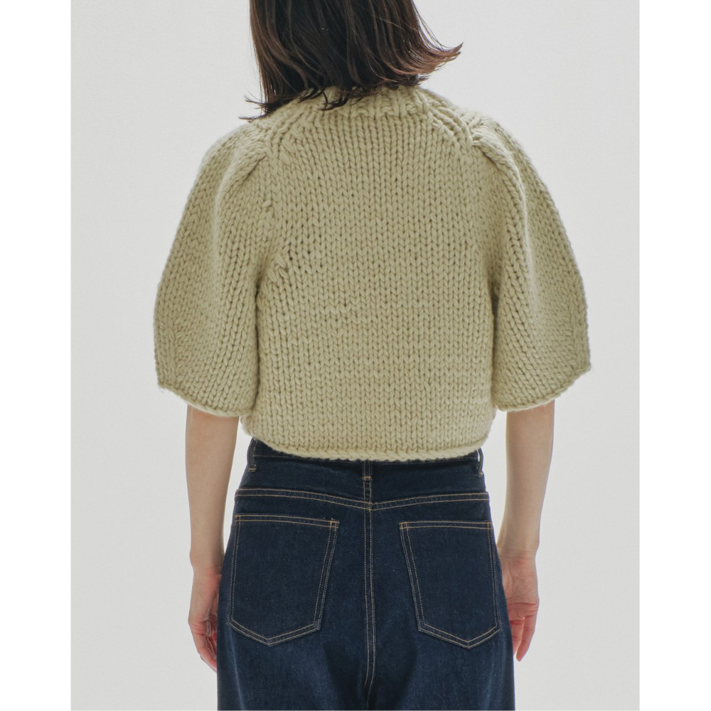 todayful Puffsleeve Hand Knit Life's_store | ⠀ Puffsleeve Hand