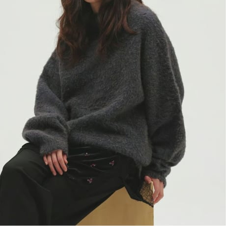 【TODAYFUL】Petit Flower Velour Tunic　※納期10月上旬～11月上旬