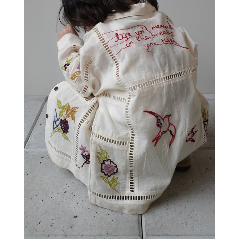 TODAYFUL】Embroidery Patchwork Shirts(KIDS) ※納期 TODAYFUL】Embroidery Patchwork Shirts(KIDS) ※納期