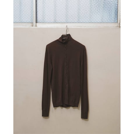 【TODAYFUL】Turtleneck Button Knit　※納期9月中旬～10月中旬