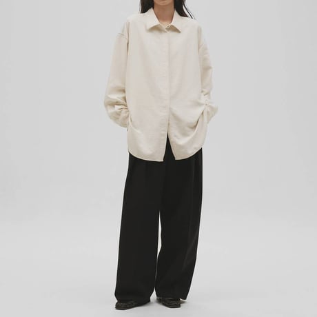【TODAYFUL】Softsuede Embroidery Shirts　※納期10月中旬～11月中旬
