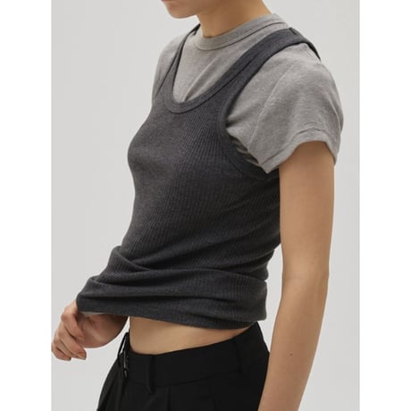 【TODAYFUL】Useful Seamless Rib Tanktop