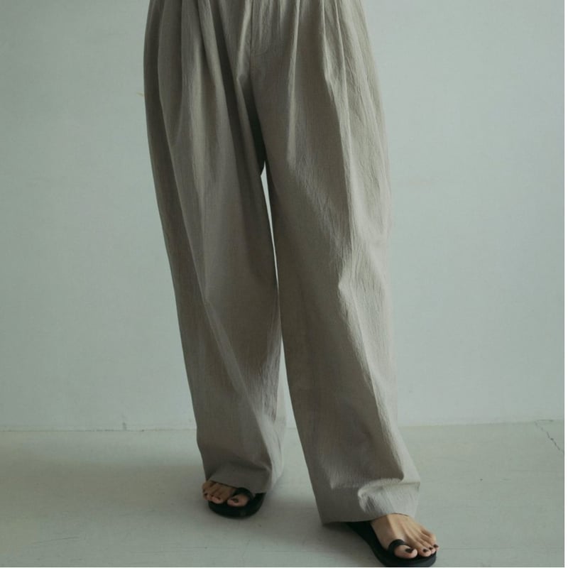 【新品】anuke Check Tuck Pants 36サイズ anuke】Check Tuck Pants | selectshop kusukusu