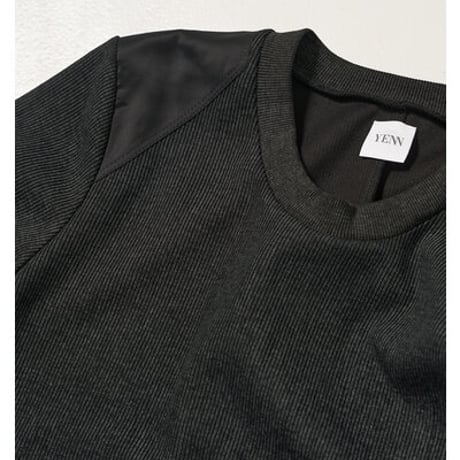 【YENN】FADED RIB DRESS