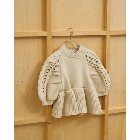 【TODAYFUL】Puffsleeve Knit Tops　※納期3月中旬〜4月中旬