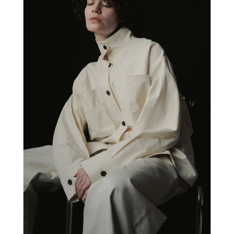 タグ＆封筒付き anuke Pocket Standcollar Shirts タグ＆封筒付き