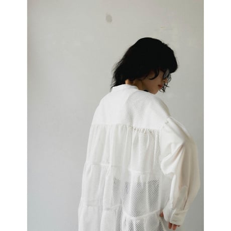 【AGAWD】バックティアードブラウス