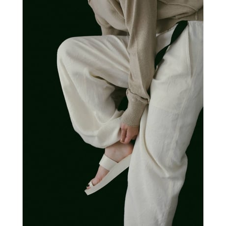 【anuke】Jacquard Drawstring Pants　※納期5月中旬～6月中旬