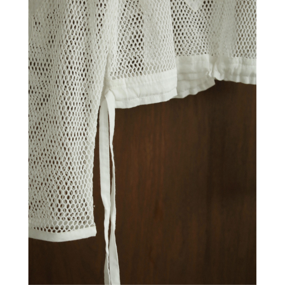 ànuke】Embroidery Mesh Tops | selectshop kusukusu