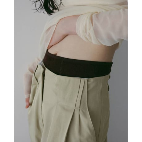 【anuke】Twill Loose Pants