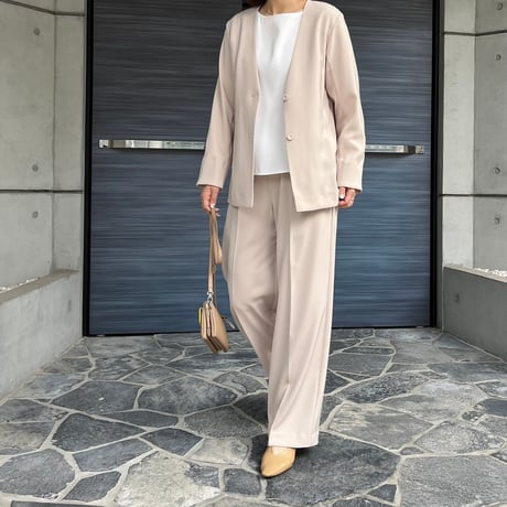 【Anna Kerry】V NoCollar JACKET