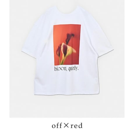 【WHYTO.】2way print tee