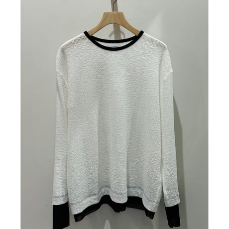 【CYAN TOKYO】限定コラボ✨チュールレイヤーモザイクスリットTOPS