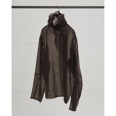 【TODAYFUL】Sheer Tie Blouse　※納期4月中旬〜5月中旬