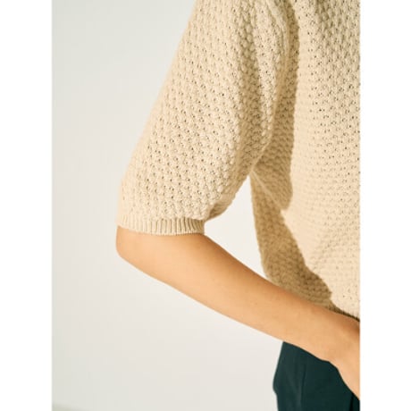 【YENN】2WAY RIBBON KNIT