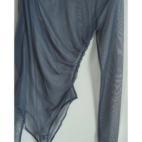【anuke】Tulle Gather Bodysuit※9月上～10月上