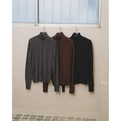 【TODAYFUL】Turtleneck Button Knit　※納期9月中旬～10月中旬