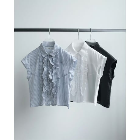 【anuke】Sleeveless Frill Blouse  ＊
